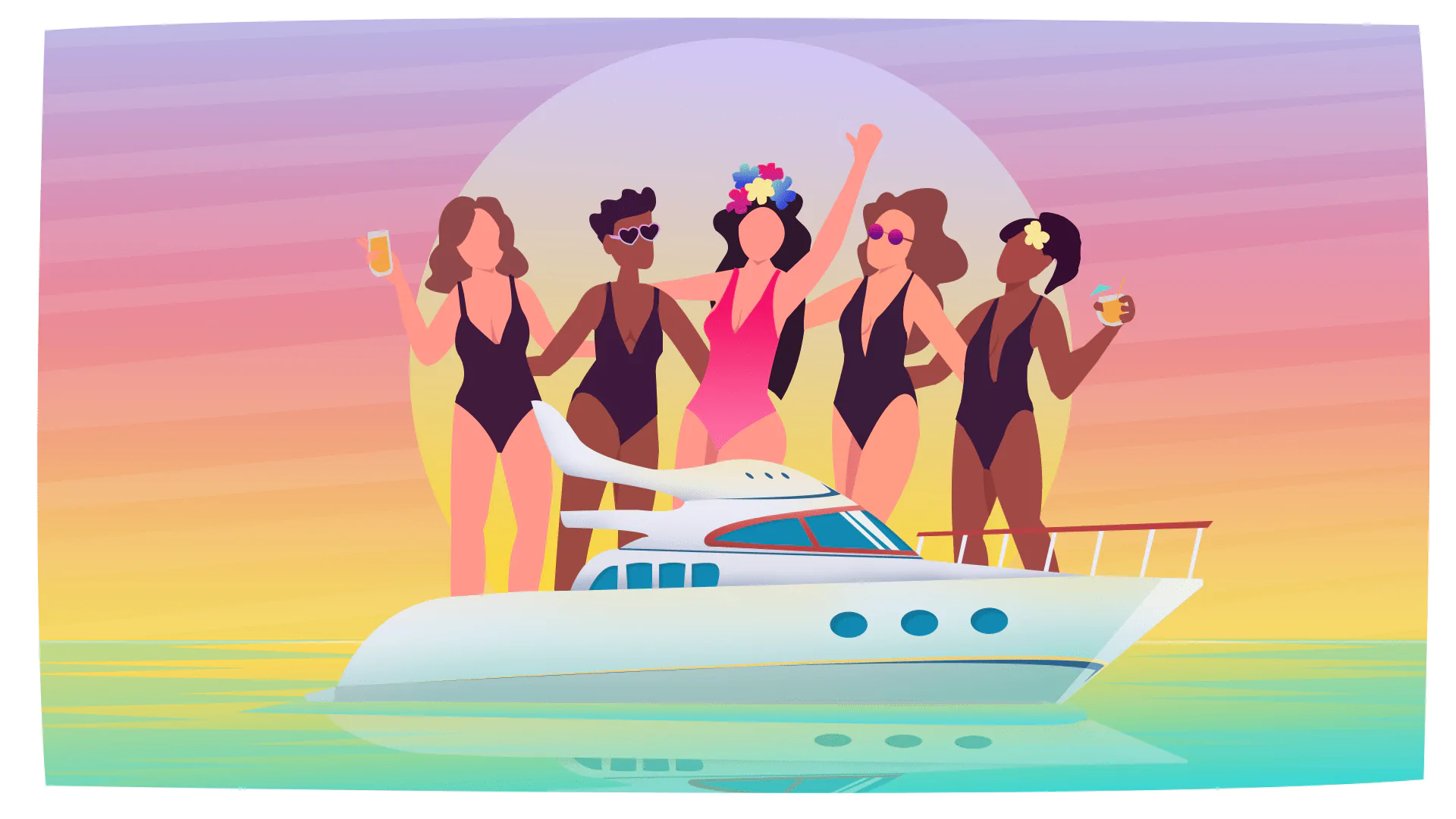 bachelorette yacht party